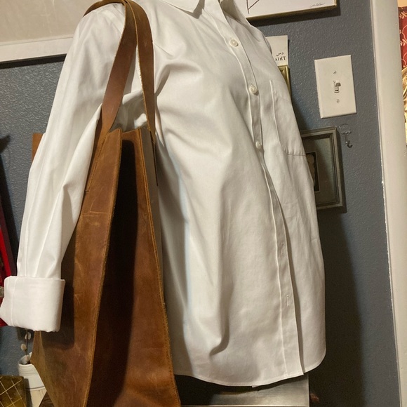 YAYAS Leather Travel Shoulder Tote - Handbag For Men & Women. HandMade - Picture 7 of 12